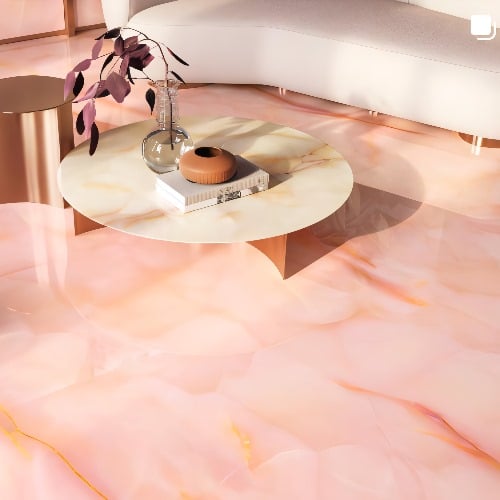 Photo de Carrelage imitation marbre onyx