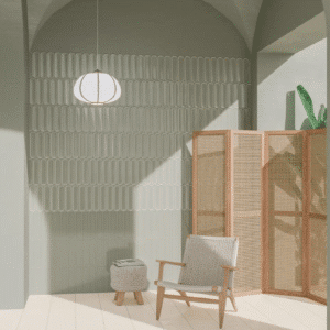 AQUARELLE MINT GREY Poli 7,5x30