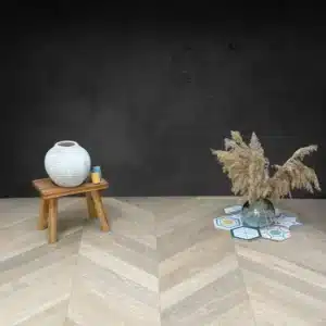 Contrecollé Chêne Point de Hongrie LINABEL 14x90x500 Verni Choix ABC