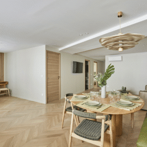 Contrecollé Point de Hongrie Chêne Aspect Bois Brut 15x90x620 Verni Choix PR Bis