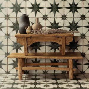 PROVENCE ÉTOILE NOIR Natural 45x45