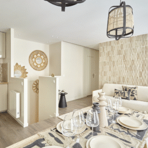 LAVORO CERCLE Beige Poli 10x10