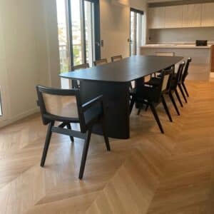 Contrecollé Point de Hongrie Chêne Oak 15x90x620 Verni Choix PR Bis